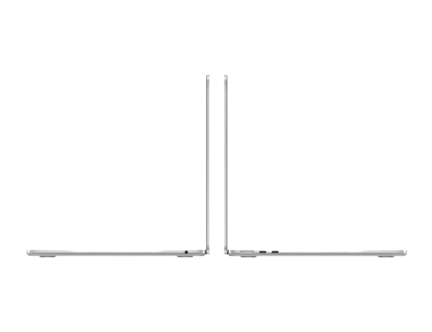 MacBook Air 13-inch - M4 - 10-core CPU - 10-core GPU - 24GB RAM - 512GB SSD - Silver Side View
