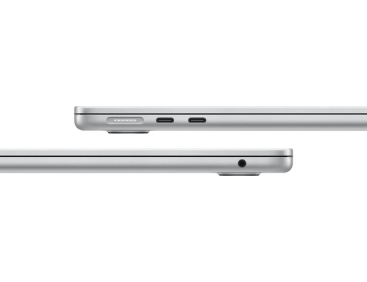 MacBook Air 13-inch - M4 - 10-core CPU - 10-core GPU - 24GB RAM - 512GB SSD - Silver Close up of Ports
