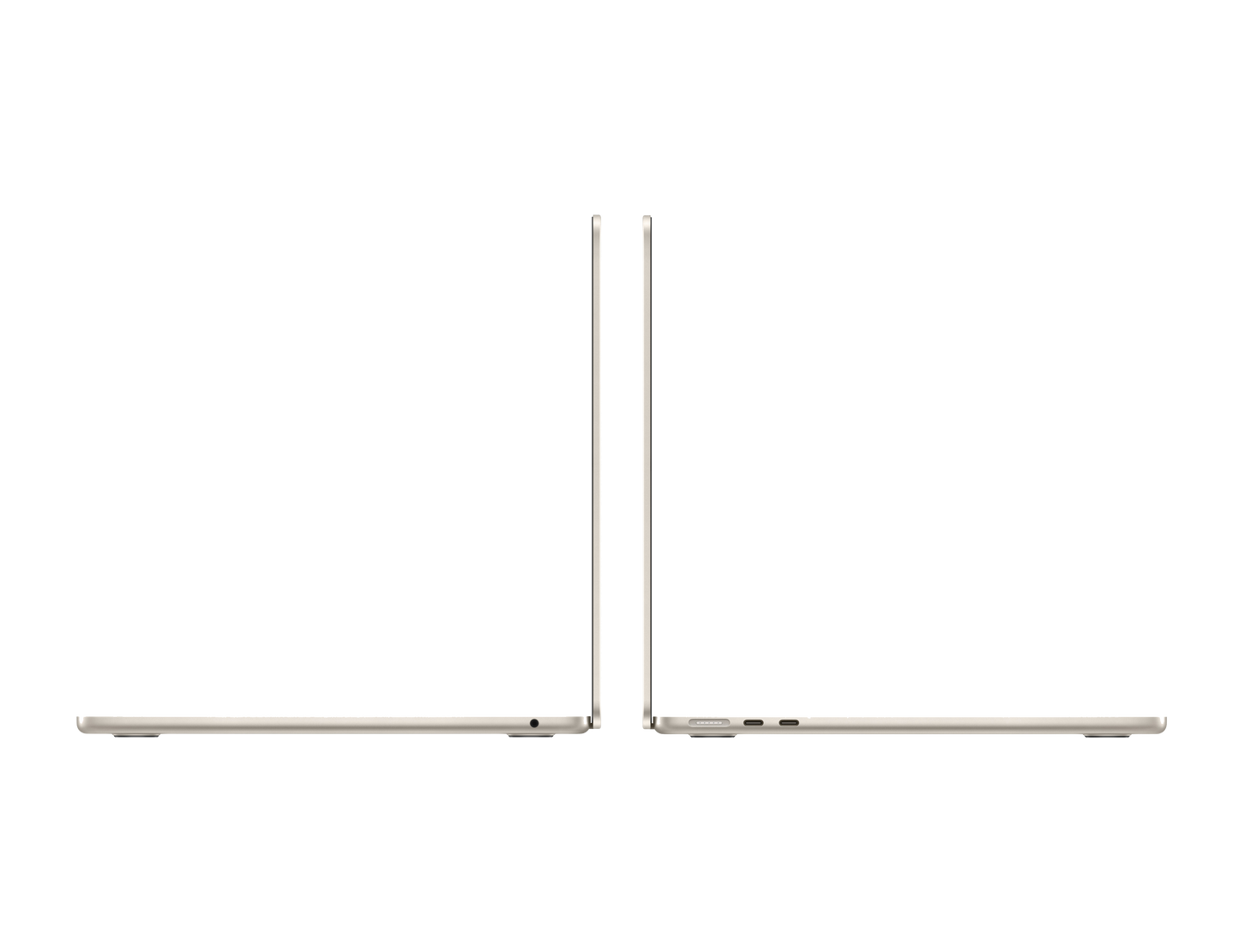 MacBook Air 13-inch - M4 - 10-core CPU - 10-core GPU - 16GB RAM - 512GB SSD - Starlight SIde View