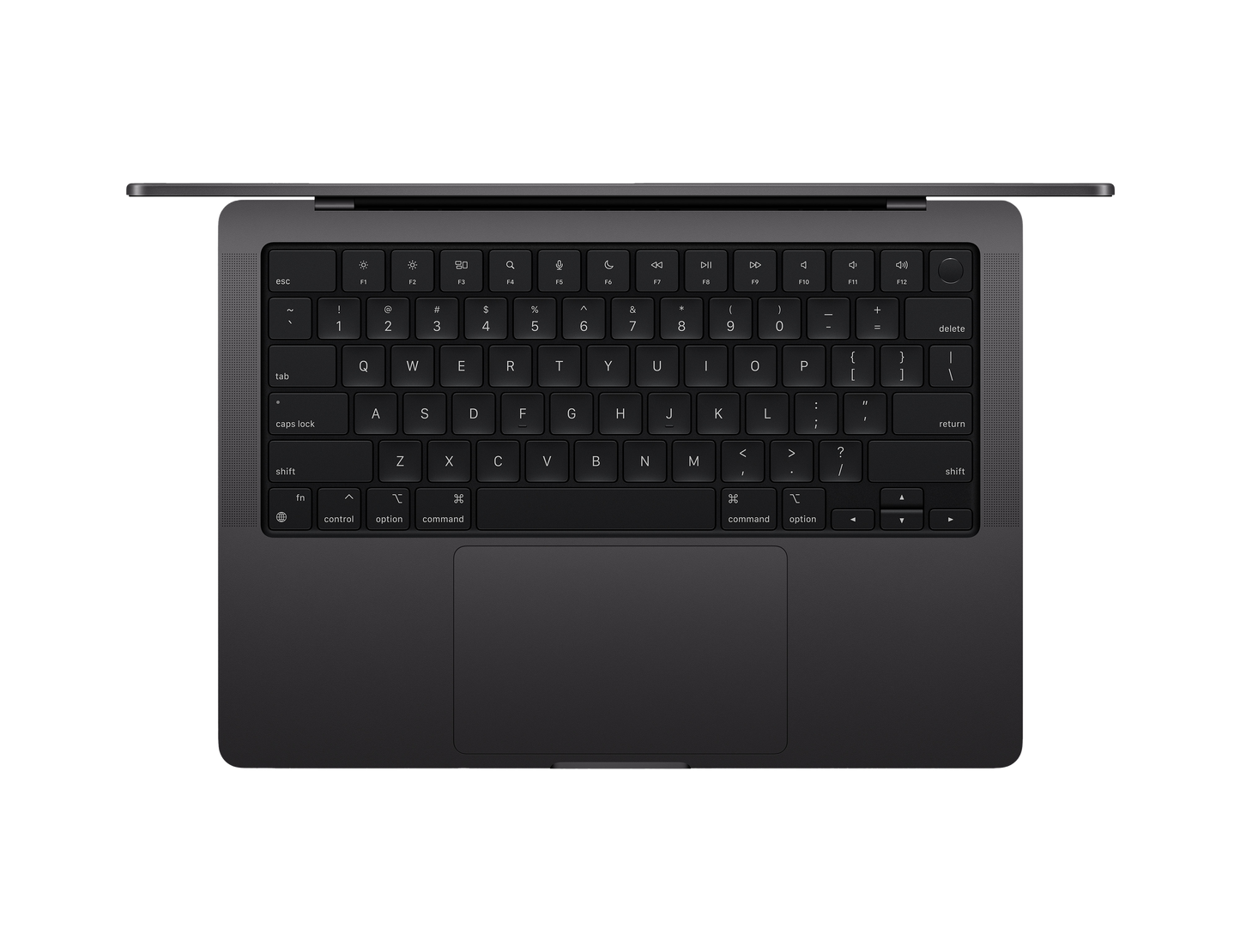 MacBook Pro 14-inch - M4 Pro - 10‑core CPU - 10‑core GPU - 16GB RAM - 1TB SSD - Space Black Keyboard View