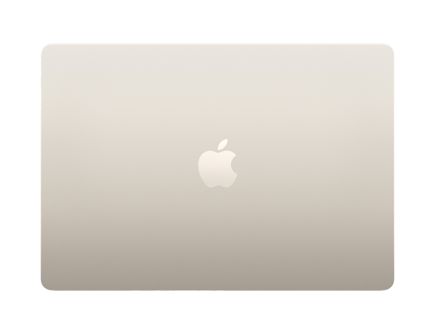 MacBook Air 15-inch - M4 - 10-core CPU - 10-core GPU - 16GB RAM - 256GB SSD - Starlight Closed Top View