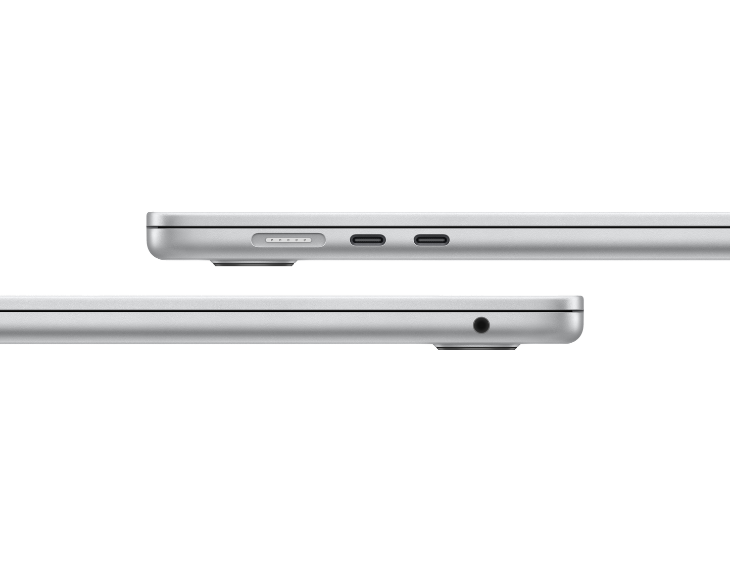 MacBook Air 15-inch - M4 - 10-core CPU - 10-core GPU - 16GB RAM - 256GB SSD - Silver Close up of Ports