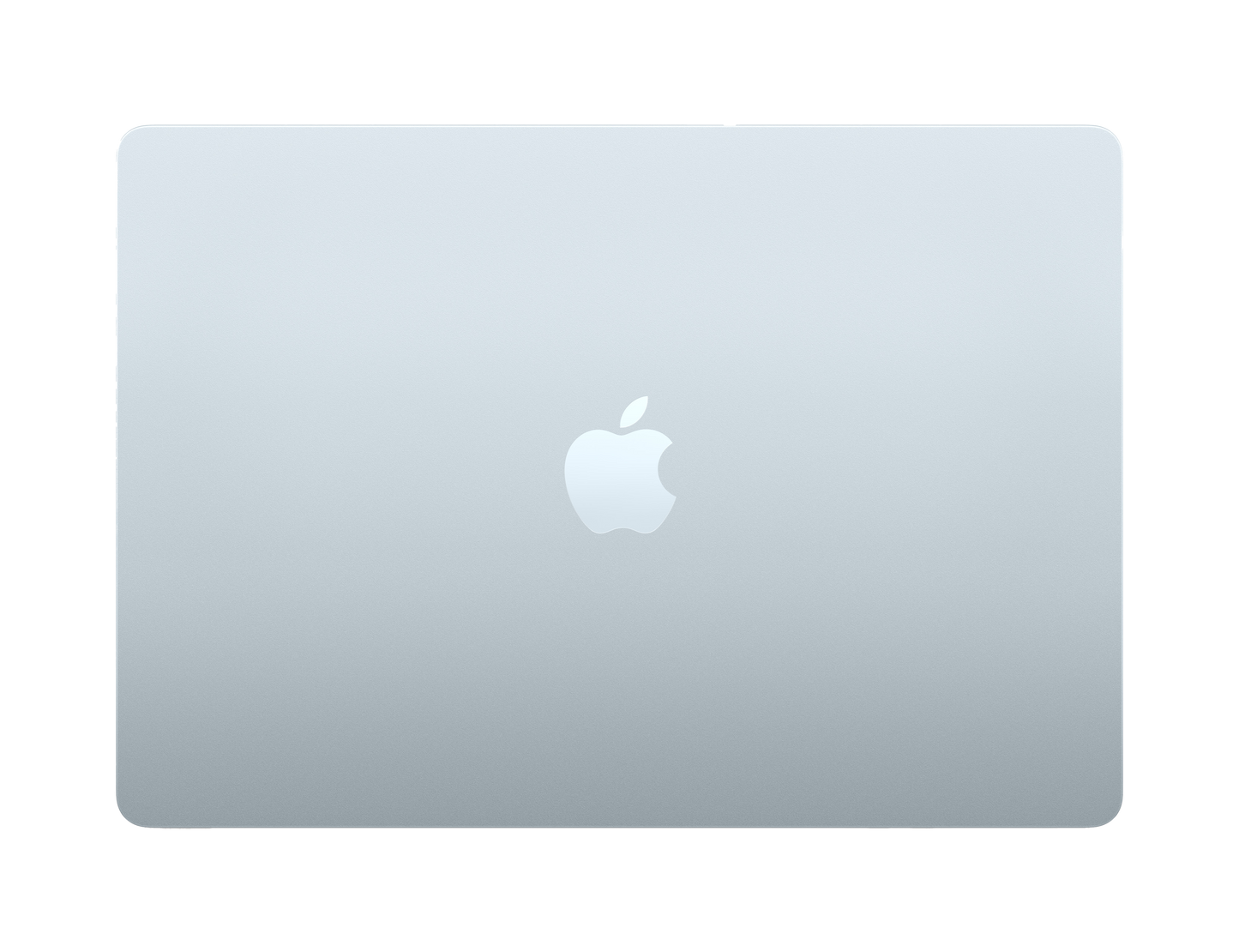 MacBook Air 15-inch - M4 - 10-core CPU - 10-core GPU - 16GB RAM - 256GB SSD - Sky Blue Closed Top View