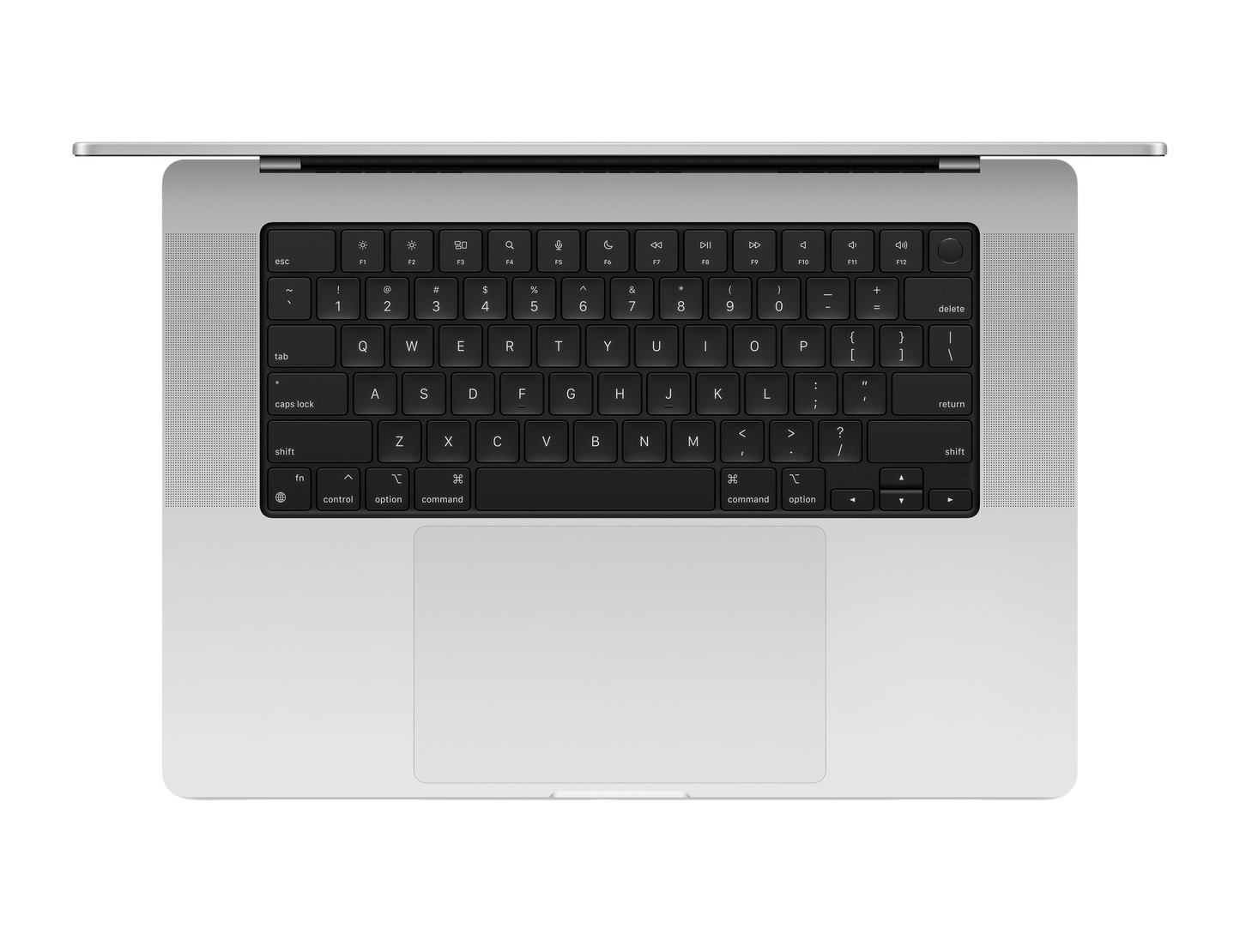 MacBook Pro 16-inch - M4 Pro - 14‑core CPU - 20‑core GPU - 24GB RAM - 512GB SSD - Silver Keyboard View