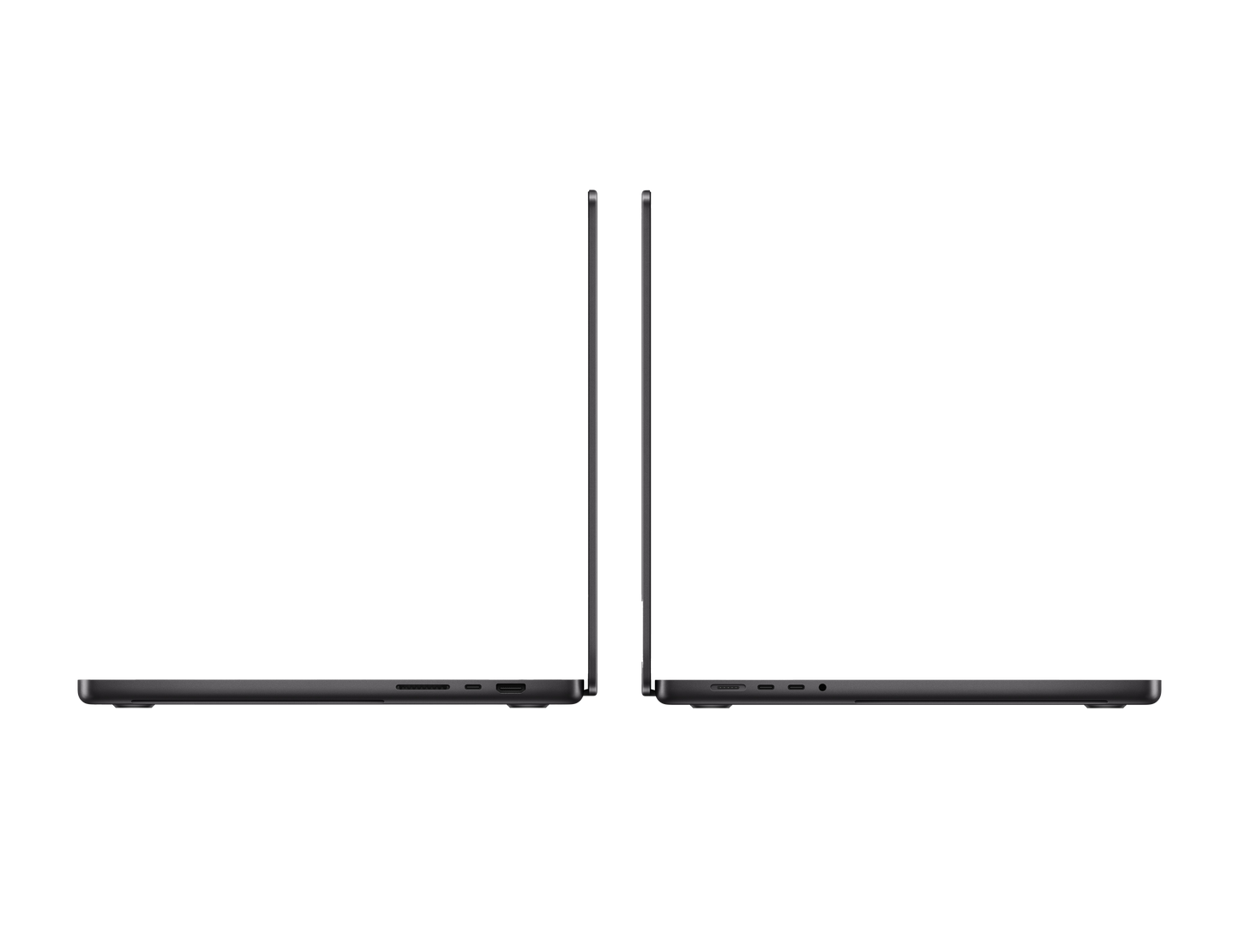MacBook Pro 16-inch - M4 Max - 14‑core CPU - 32‑core GPU - 36GB RAM - 1TB SSD - Space Black Side VIew