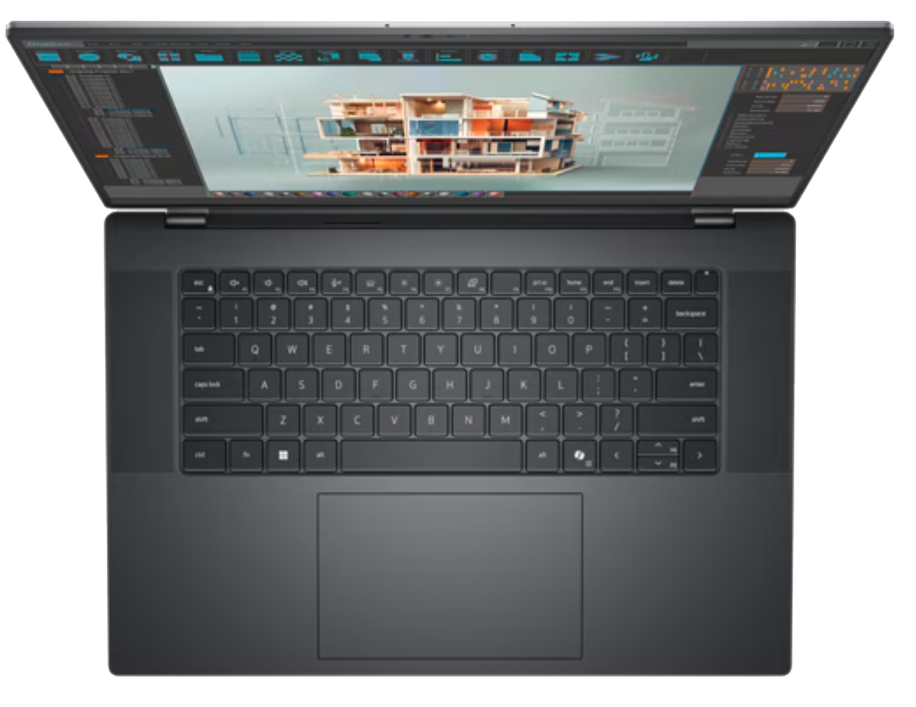Dell Precision 5690 Keyboard View