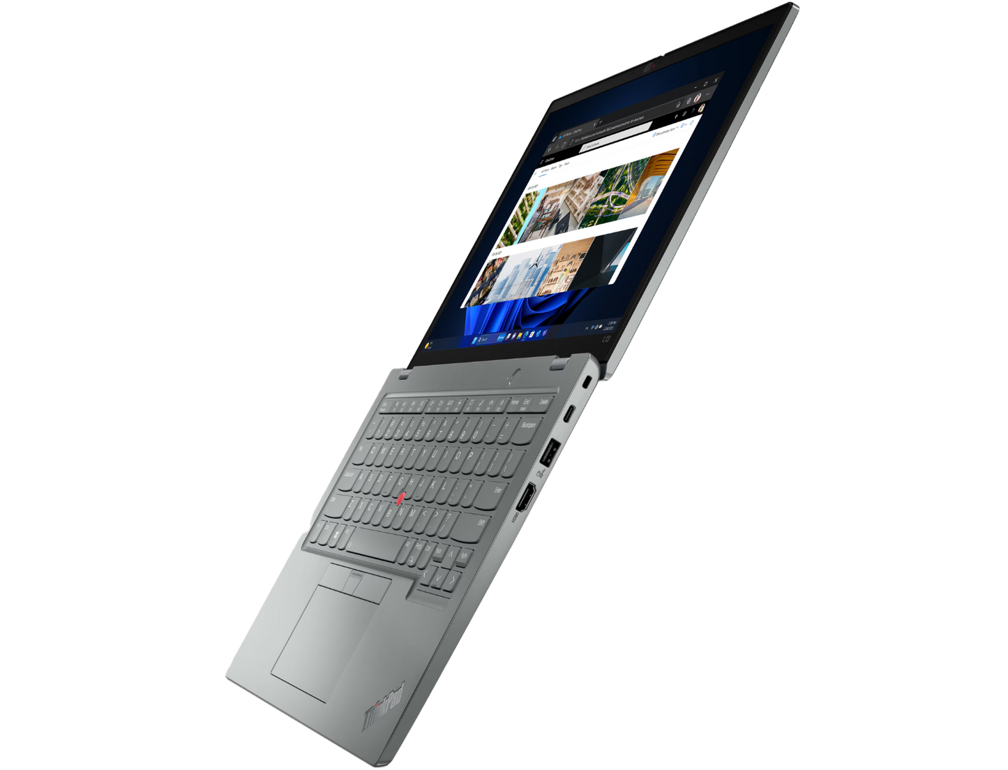 Lenovo ThinkPad L13 Gen 5 13.3-inch - Intel® Core™ Ultra5 - 16GB RAM - 512GB SSD - Windows 11 Pro Flat Side View