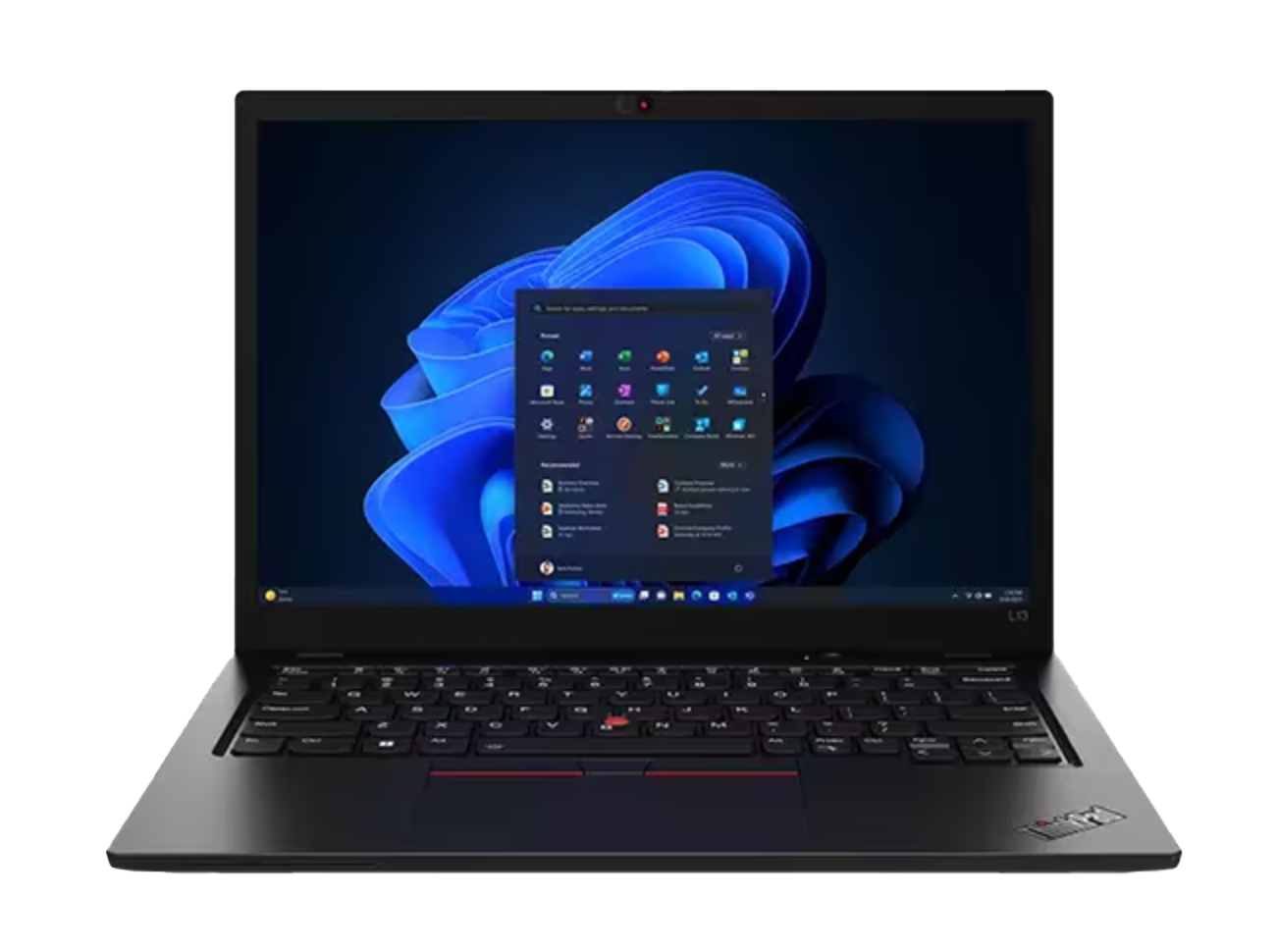 Lenovo ThinkPad L13 Gen 5 13.3-inch - Intel® Core™ Ultra5 - 16GB RAM - 512GB SSD - Windows 11 Pro Front View