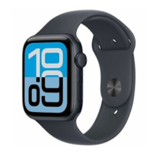 Apple Watch - SE 3- GPS - 44mm - Midnight Aluminum Case - Midnight Band