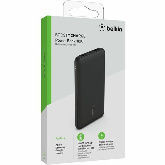 Belkin 15W USB-C 3-Port Power Bank- 10kmAh