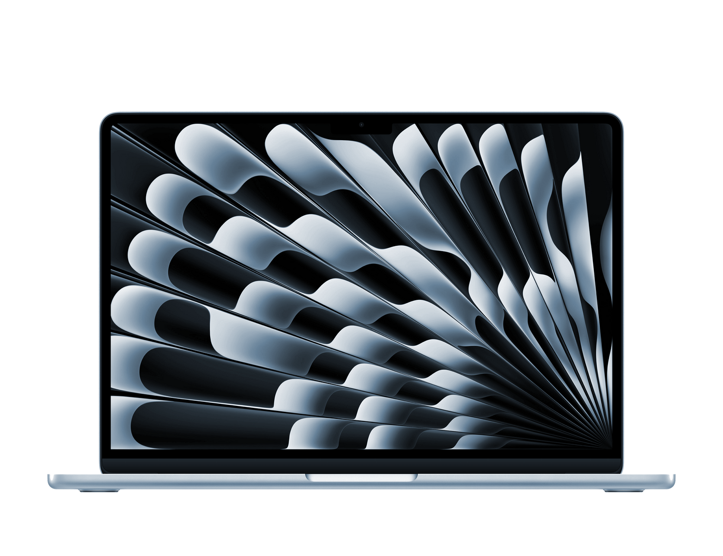 MacBook Air 13-inch - M4 - 10-core CPU - 10-core GPU - 16GB RAM - 512GB SSD - SkyBlue Open View