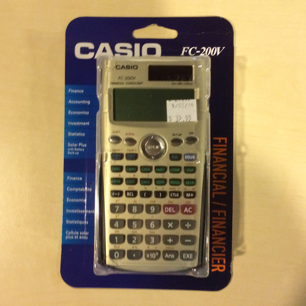 Calculatrice scientifique - Casio - FC-200V - Ecran 4 lignes - Alimentation solaire - 103 g - Beaux-Arts et Loisirs créatifs Calculatrice scientifique - Casio - FC-200V - Ecran 4 lignes - Alimentation solaire - 103 g - Beaux-Arts et Loisirs créatifs
