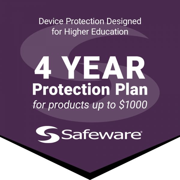 Safeware Extended Warranty - 4-year - PURPLE (under $1,000)