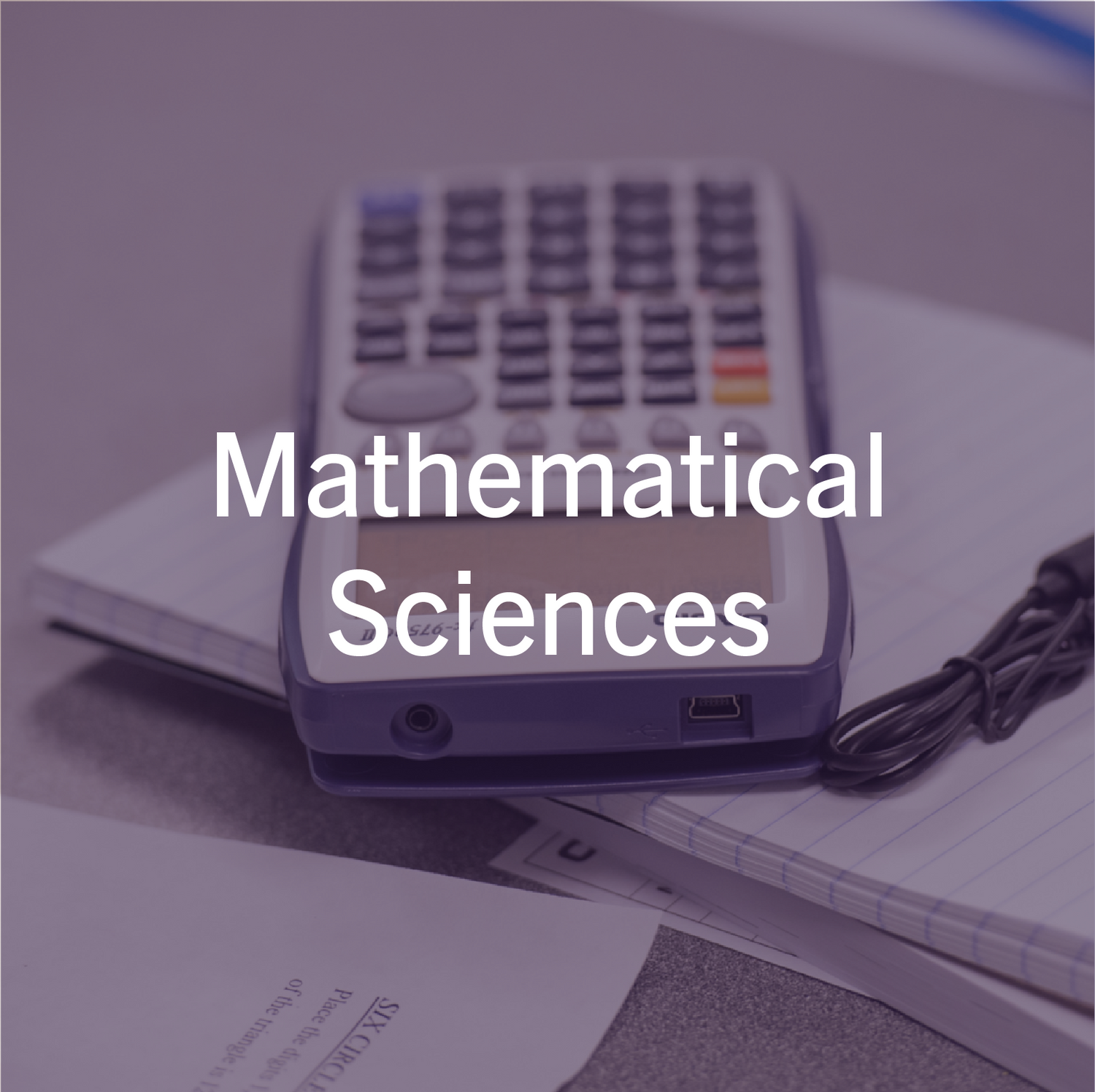 Mathematical Sciences