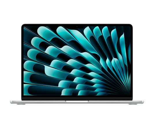 MacBook Air 13-inch - M4 - 10-core CPU - 10-core GPU - 24GB RAM - 512GB SSD - Silver Open View