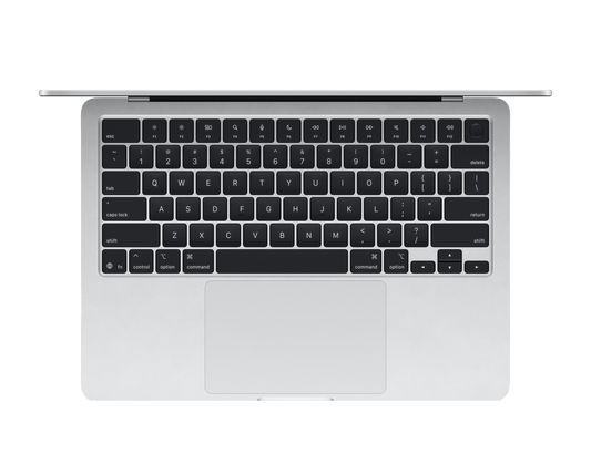 MacBook Air 13-inch - M4 - 10-core CPU - 10-core GPU - 24GB RAM - 512GB SSD - Silver Keyboard View