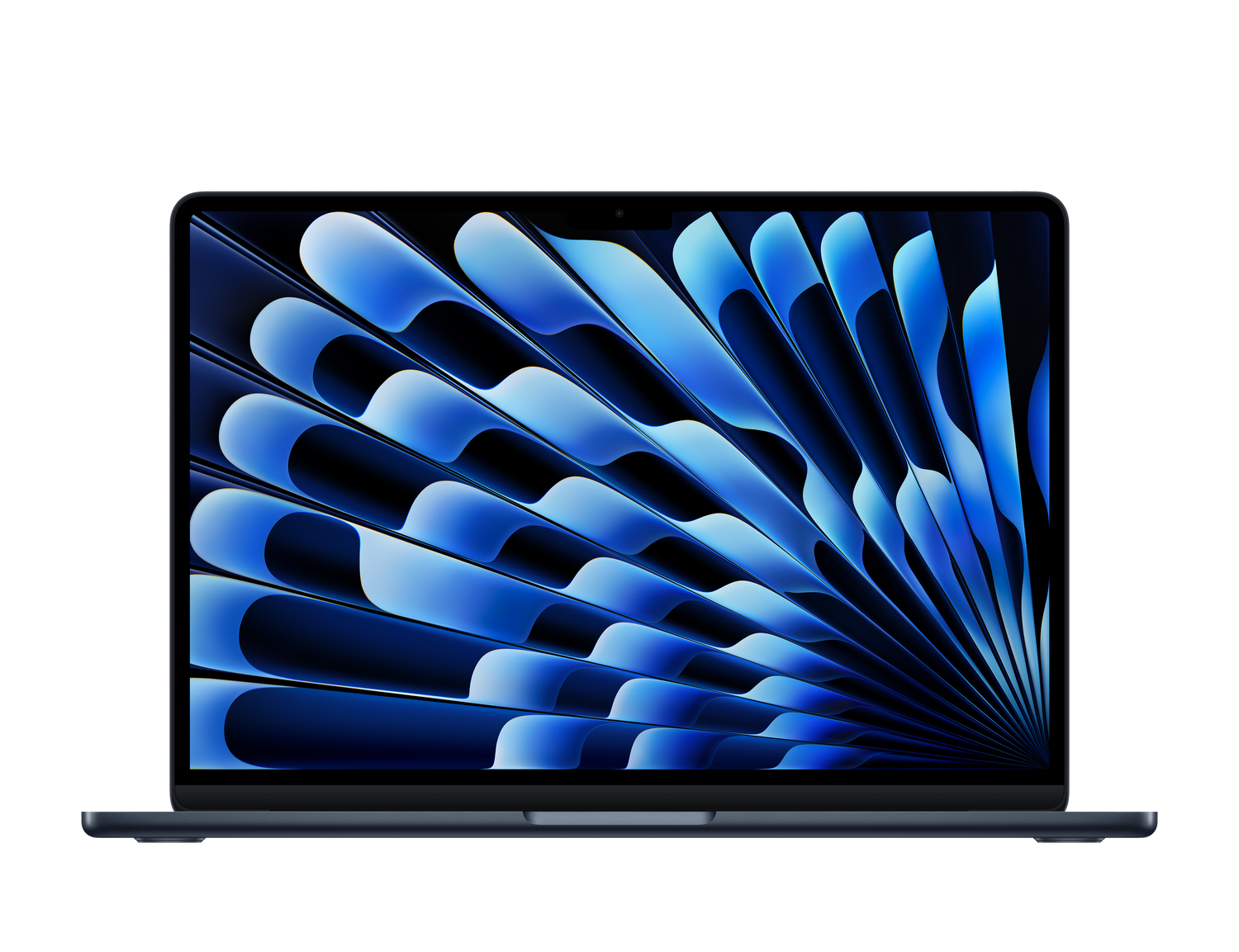 MacBook Air 13-inch - M4 - 10-core CPU - 10-core GPU - 16GB RAM - 512GB SSD - Midnight Front Facing