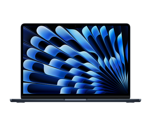 MacBook Air 13-inch - M4 - 10-core CPU - 10-core GPU - 24GB RAM - 512GB SSD - Midnight Open VIew