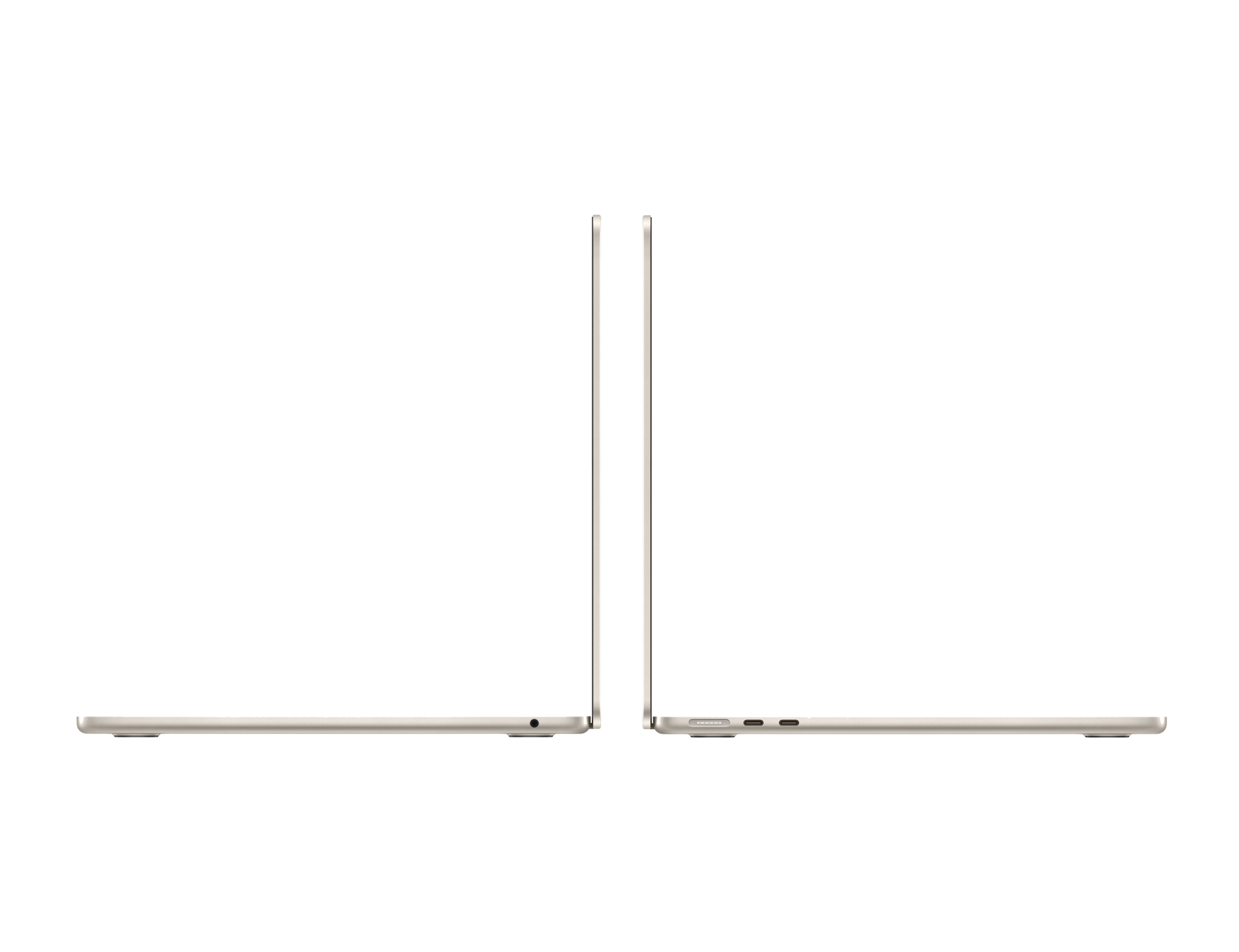 MacBook Air 13-inch - M4 - 10-core CPU - 10-core GPU - 16GB RAM - 512GB SSD - Starlight SIde View