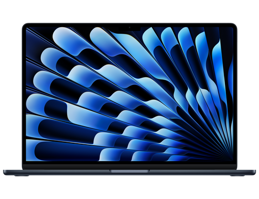 MacBook Air 15-inch - M4 - 10-core CPU - 10-core GPU - 16GB RAM - 256GB SSD - Midnight Open View
