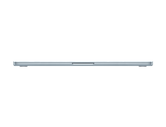 MacBook Air 15-inch - M4 - 10-core CPU - 10-core GPU - 16GB RAM - 256GB SSD - Sky Blue Closed Front View