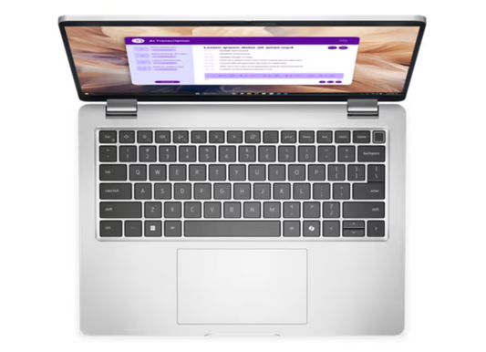 View of keyboard for laptop