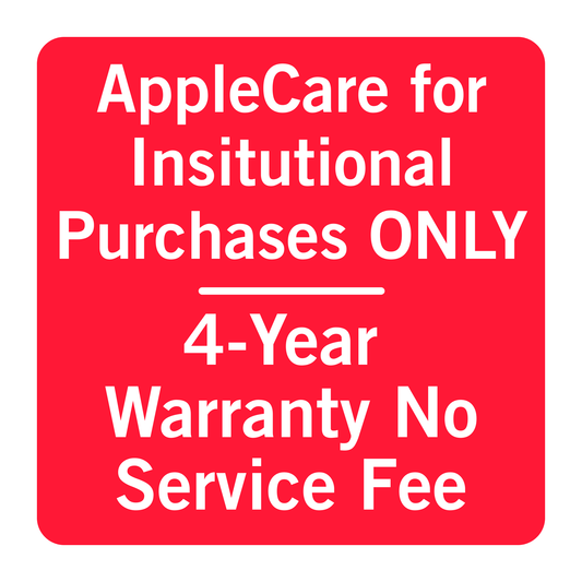 AppleCare+ For Institutional Only - MacBook Pro 14-inch - M4/M5 - No Service Fee - 4-year