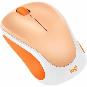 Logitech Design Mouse Wireless Mouse Limited Edition - USB Receiver - 12 months AA Battery Life - Portable & Lightweight - Light Orange