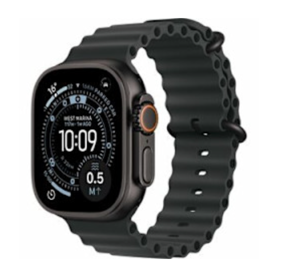 Apple Watch Ultra 3 Smart Watch - 49 mm - Black Case Color - Black Ocean Band Color  - GPS+Cellular