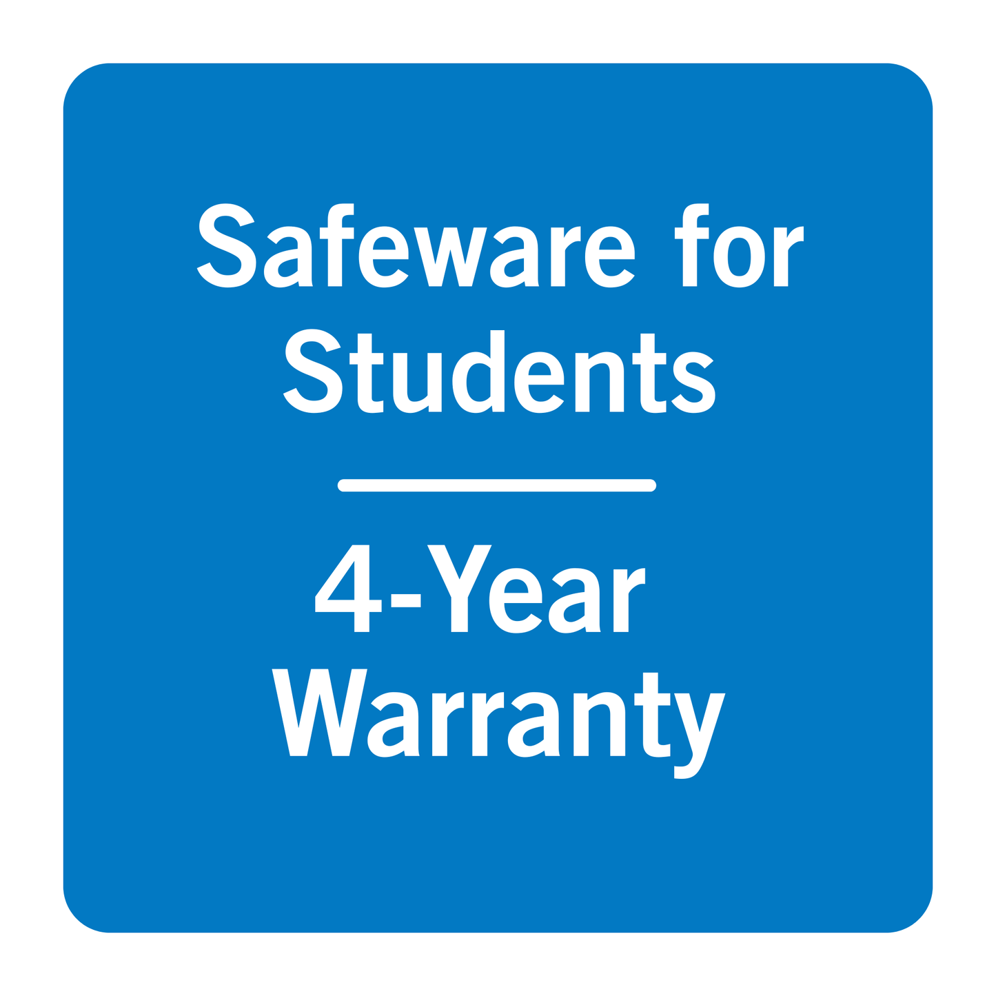 Safeware Extended Warranty - 4-year- BLUE (under $2000)