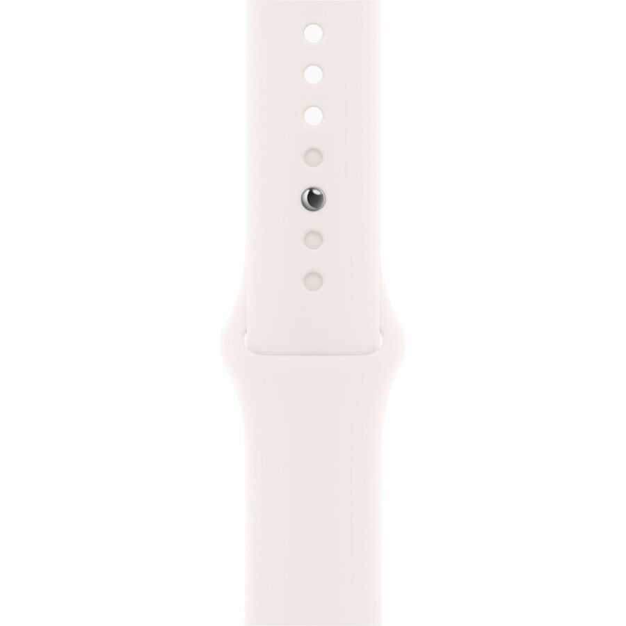 Apple Watch - Series 10 - GPS - 42mm - Rose Gold Aluminum Case - Light Blush Band - M/L