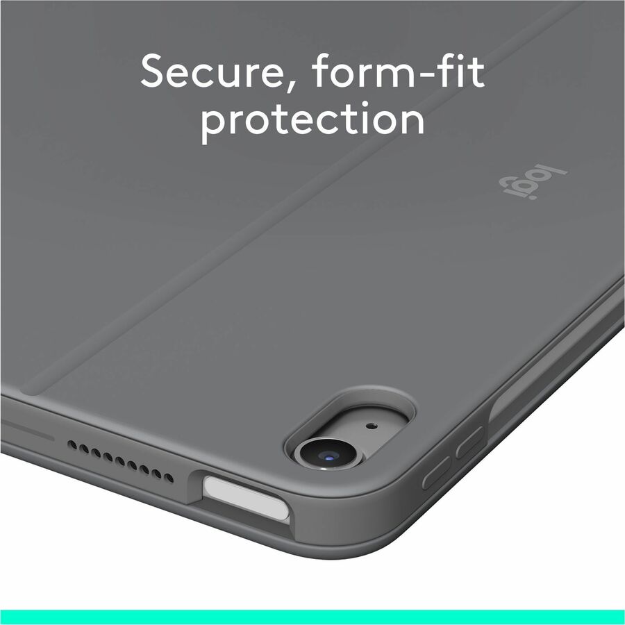 Logitech Combo Touch Keyboard/Cover Case/Folio - iPad Air M2 - 11-inch - Oxford Gray