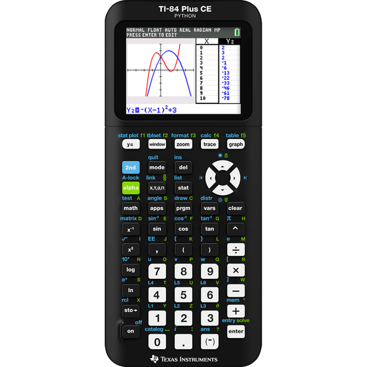 TI 84 Plus CE Graphing Calculator - Black