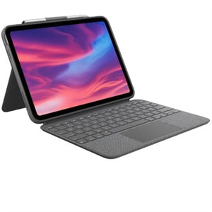 Logitech Combo Touch Keyboard/Cover Case/Folio - iPad - 10.9-inch - Oxford Gray