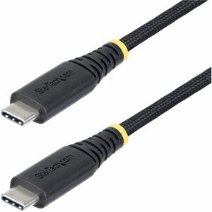 StarTech - 3ft- USB-C Charging Cable, 240W, Dual-Layer Silicone/Braided Jacket, Rugged USB 2.0 Laptop Charge Cord
