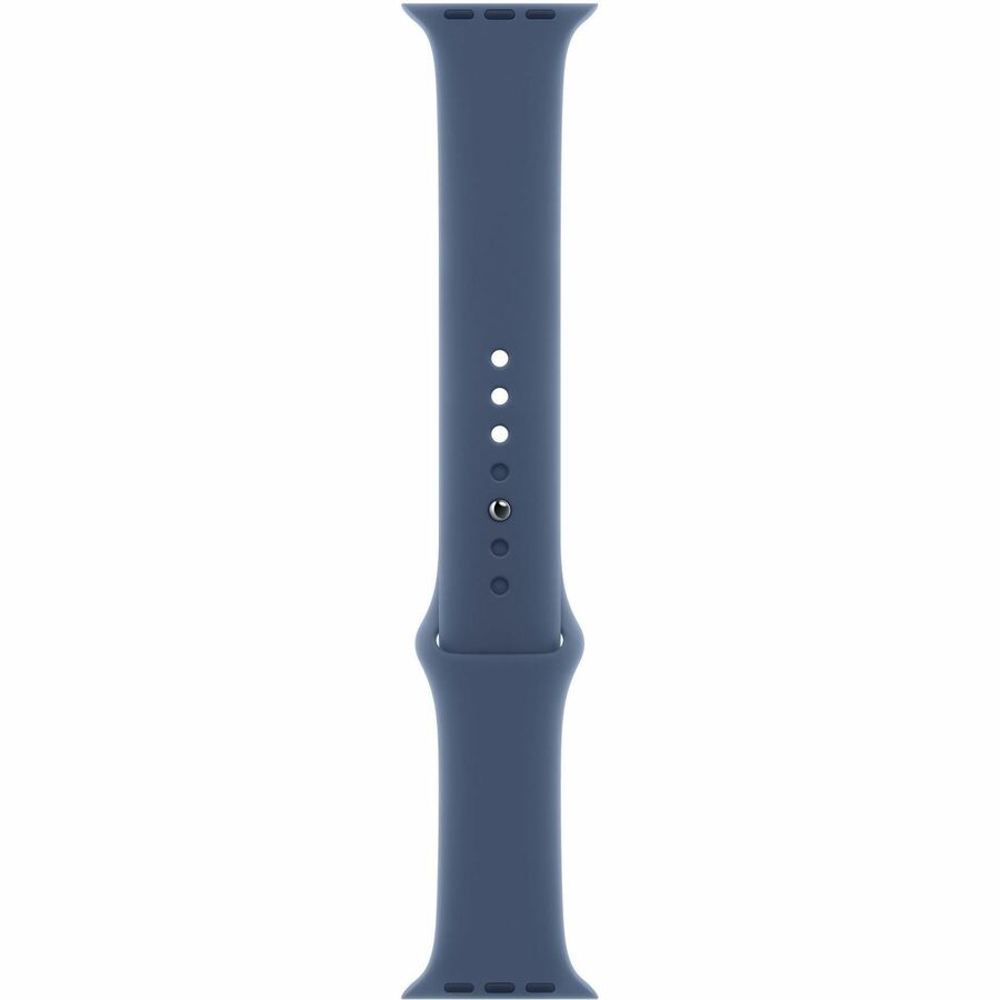 Apple Watch - Series 10 - GPS - 42mm - Silver Aluminum Case - Denim Band - S/M