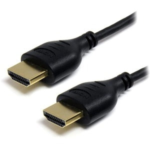 StarTech 3ft Slim HDMI Cable, 4K High Speed HDMI