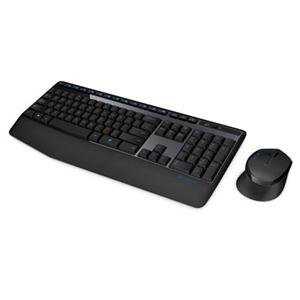 Logitech MK345 Wireless Keyboard and Mouse Combo - Full-Sized Keyboard with Palm Rest, Comfortable Right-Handed Wireless Mouse, 2.4 GHz Wireless USB Receiver