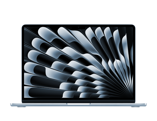 MacBook Air 13-inch - M4 - 10-core CPU - 10-core GPU - 16GB RAM - 512GB SSD - SkyBlue Open View