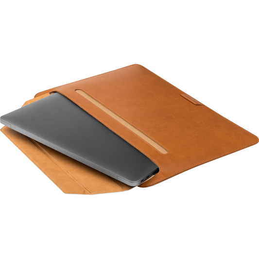 Moshi Muse 3-in-1 Slim Laptop Sleeve - 13 in - Carmel Brown