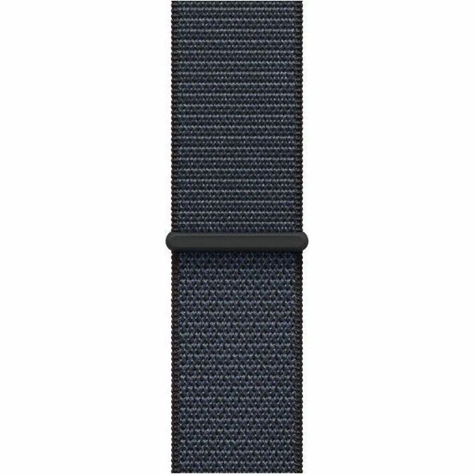 Apple Watch - Series 10 - GPS - 42mm - Jet Black Aluminum Case - Ink Sport Loop Band