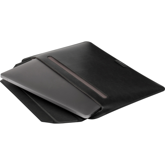 Moshi Muse 3-in-1 Slim Laptop Sleeve - 13 in - Jet Black